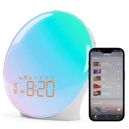 Svetelný budík LumiDream Vela - Tuya app