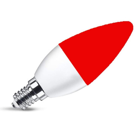 3W LED žiarovka bez modrej zložky LumiDream - Red (E14)